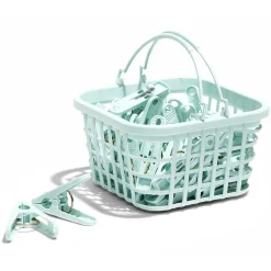 Best Lot de 30 pinces à linge avec panier Entretien Du Linge