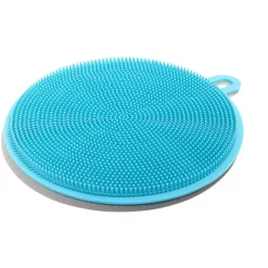 Best Lot de 2 éponges silicone jaune et bleu 13x11,5cm Nettoyage Et Entretien
