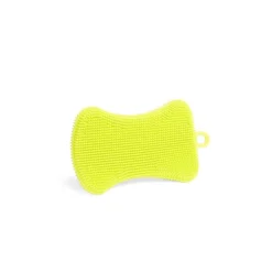 Best Lot de 2 éponges silicone jaune et bleu 13x11,5cm Nettoyage Et Entretien