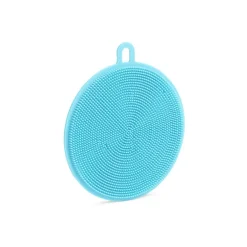 Best Lot de 2 éponges silicone jaune et bleu 13x11,5cm Nettoyage Et Entretien