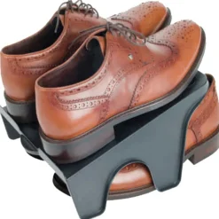 Outlet Lot de 2 rampes rangement pour chaussures Sun Day polypropylène noir Entretien Du Linge