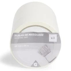 Lot de 3 rubans de masquage 48mm 20m^Gifi New