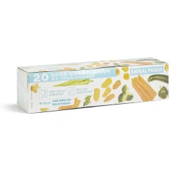 Gifi Conservation Alimentaire^Lot de 20 sacs de congélation grand modèle 45x30cm
