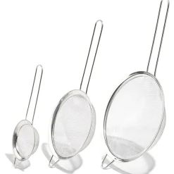 Gifi Préparation Culinaire^Lot de 3 tamis en inox Ø8/14/19cm