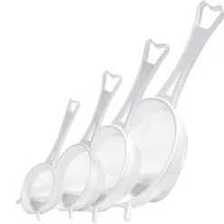 Gifi Préparation Culinaire^Lot de 4 tamis en plastique Ø6,4/8/10,8/14cm