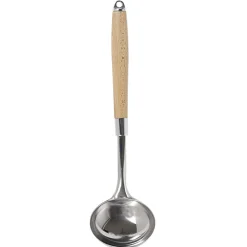 Gifi Préparation Culinaire^Louche en inox avec manche en bois