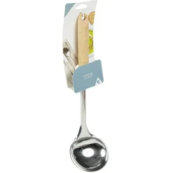 Gifi Préparation Culinaire^Louche en inox avec manche en bois