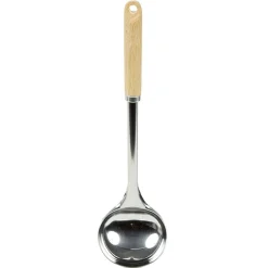 Gifi Préparation Culinaire^Louche en inox avec manche en bois