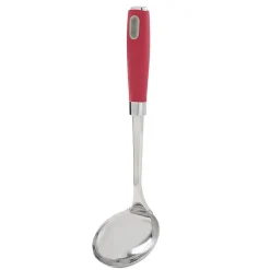 Gifi Préparation Culinaire^Louche en inox manche en polypropylène rouge