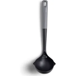 Gifi Préparation Culinaire^Louche en plastique noir et gris L.33,5cm