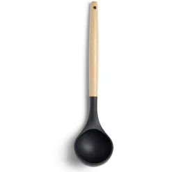 Gifi Préparation Culinaire^Louche en silicone avec manche en bois L.31,5cm