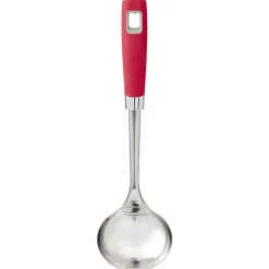 Gifi Préparation Culinaire^Louche inox manche en polypropylène rouge