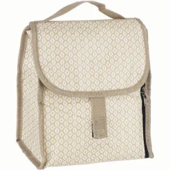 Gifi Conservation Alimentaire^Lunch bag réfrigérant blanc écru motif macramé 2,3 L