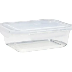 Gifi Conservation Alimentaire^Lunchbox en verre x2 avec couvercle 1,05L et 1,5L