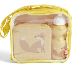 Gifi Conservation Alimentaire^Lunchbox enfant 720ml avec gourde 350ml et sac de transport renard orange