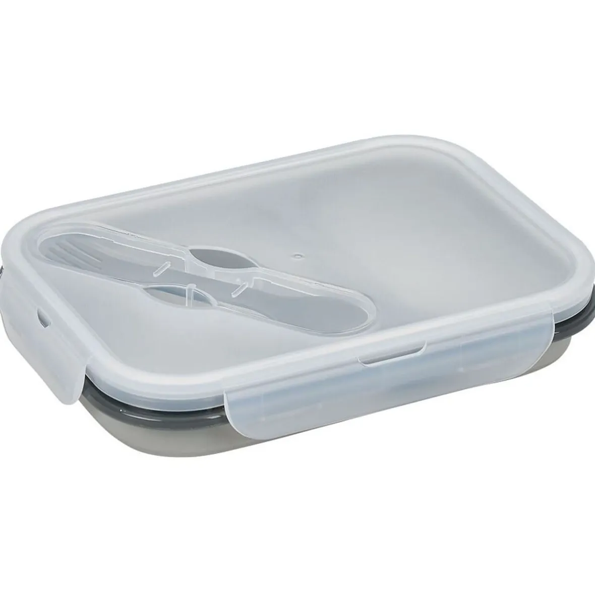 Gifi Conservation Alimentaire^Lunchbox rétractable 2 compartiments avec couvercle 3 coloris