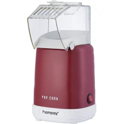 Gifi Petit Électroménager^Machine à pop corn Homday 1100W - rouge ou beige