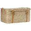 Best Malle en jute naturelle avec sangles 52x31xH25 cm - TISSIA Rangement