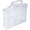 Mallette plastique 7 compartiments 23x18xH4cm^Gifi Clearance