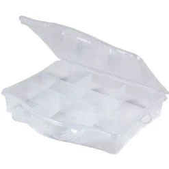 Mallette plastique 7 compartiments 23x18xH4cm^Gifi Clearance