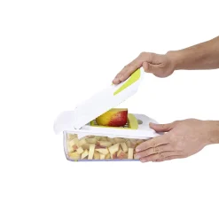 Gifi Préparation Culinaire^Mandoline découpe légumes avec bac récupérateur