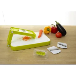 Gifi Préparation Culinaire^Mandoline et planche à découper 2 en 1