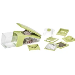 Gifi Préparation Culinaire^Mandoline multifonctions vert et blanc
