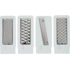 Gifi Préparation Culinaire^Mandoline multifonctions 5 en 1 en plastique et inox