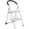 Marchepied pliant 2 marches blanc^Gifi Outlet
