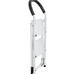 Marchepied pliant 2 marches blanc^Gifi Outlet