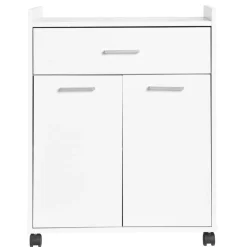 Gifi Rangement De Cuisine^Meuble blanc pour micro ondes Kooky