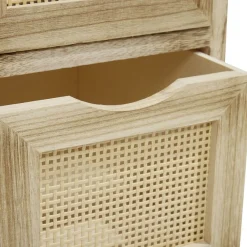 Best Meuble d'appoint Salomé 3 panières bois et métal 26xH63x30cm Rangement