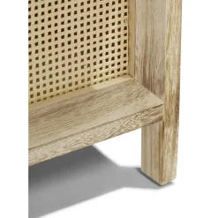 Best Meuble d'appoint Salomé 3 panières bois et métal 26xH63x30cm Rangement