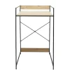 Meuble pour buanderie 70xH115x60cm bois et acier noir Entretien Du Linge
