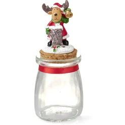 Gifi Conservation Alimentaire^Mini bonbonnière de Noël en verre