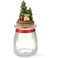 Gifi Conservation Alimentaire^Mini bonbonnière de Noël en verre