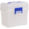 New Mini boîte en plastique avec fermeture clip x2 Entretien Du Linge