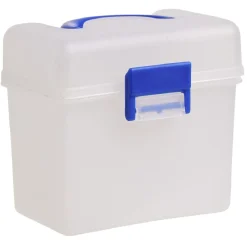 New Mini boîte en plastique avec fermeture clip x2 Entretien Du Linge