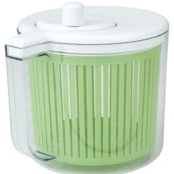 Gifi Préparation Culinaire^Mini essoreuse à salade vert et blanc