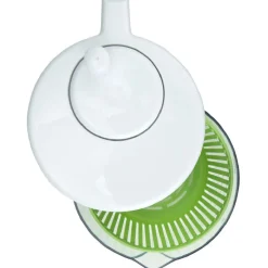 Gifi Préparation Culinaire^Mini essoreuse à salade vert et blanc