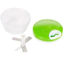 Gifi Petit Électroménager^Mini hachoir manuel blanc et vert
