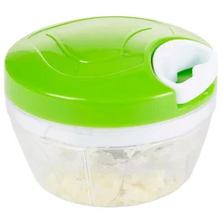 Gifi Petit Électroménager^Mini hachoir manuel blanc et vert