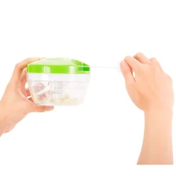 Gifi Petit Électroménager^Mini hachoir manuel blanc et vert