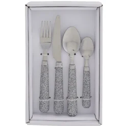 Gifi Préparation Culinaire^Ménagère 24 pièces paillettes argenté