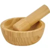 Gifi Préparation Culinaire^Mortier en bambou Ø15,8cm