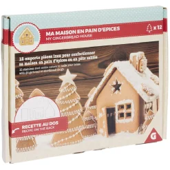 Gifi Préparation Culinaire^Moule emporte pièce Maison en pain d'épices