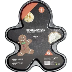 Gifi Préparation Culinaire^Moule forme bonhomme en pain d'épices en acier