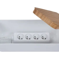 Multiprise 4 prises avec boîte de rangement^Gifi Outlet