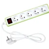 Multiprise avec housse silicone verte^Gifi Outlet