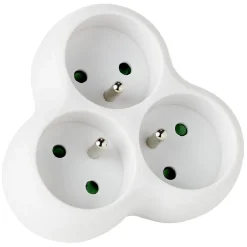 Multiprise triplite triangulaire 3x 16A^Gifi New